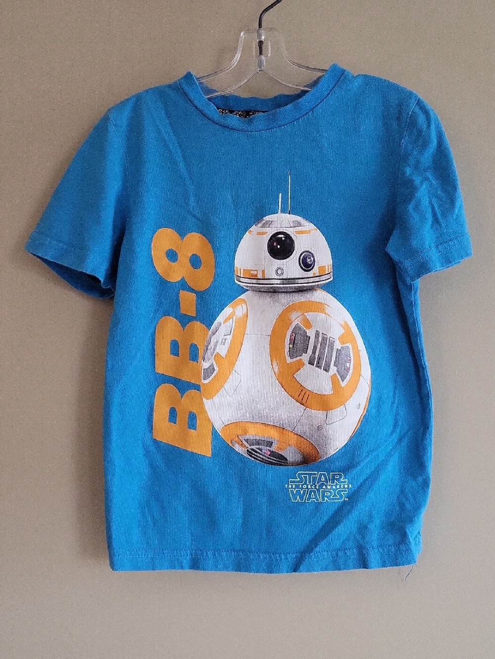 Star Wars blue graphic short sleeve tee shirt